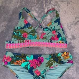 Two piece xhilaration bathing suit